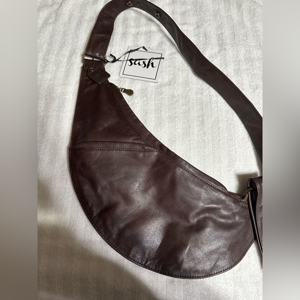 THE SASH BAG HALF SASH Expresso leather